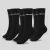 3/4 Socks 3Pack Black zokni - M - fekete - GymBeam
