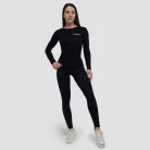 Basic női hosszú ujjú póló Black - XS - fekete - GymBeam