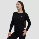 Basic női hosszú ujjú póló Black - S - fekete - GymBeam