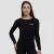 Basic női hosszú ujjú póló Black - M - fekete - GymBeam