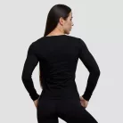 Basic női hosszú ujjú póló Black - XL - fekete - GymBeam