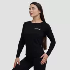 Basic női hosszú ujjú póló Black - XXL - fekete - GymBeam