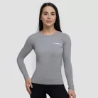 Basic női hosszú ujjú póló Grey - XS - szürke - GymBeam