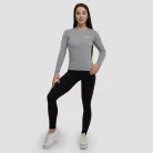 Basic női hosszú ujjú póló Grey - S - szürke - GymBeam