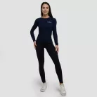 Basic női hosszú ujjú póló Navy - XS - kék - GymBeam