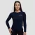 Basic női hosszú ujjú póló Navy - S - kék - GymBeam