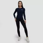 Basic női hosszú ujjú póló Navy - S - kék - GymBeam