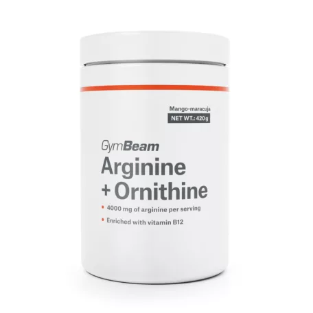 Arginin + Ornitin - 420 g - citrom-lime - GymBeam