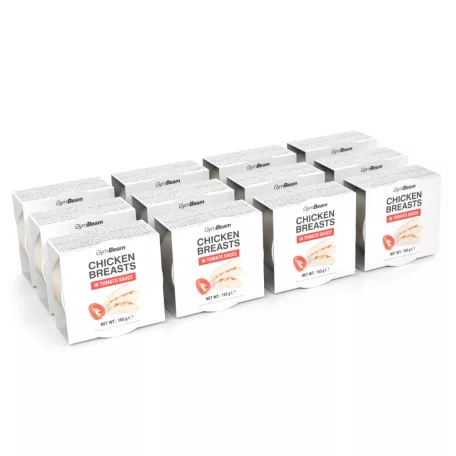 Csirkemell paradicsomszószban - 12 x 155 g - GymBeam