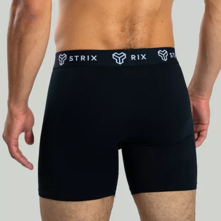 Essential férfi boxeralsó 2Pack Black - M - fekete - STRIX - GymBeam