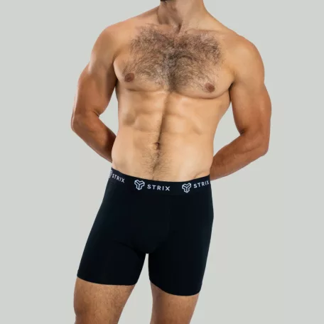 Essential férfi boxeralsó 2Pack Black - L - fekete - STRIX - GymBeam
