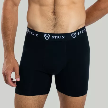 Essential férfi boxeralsó 2Pack Black - XXL - fekete - STRIX - GymBeam