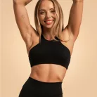 Venture sportmelltartó Black - XL - fekete - BeastPink - GymBeam