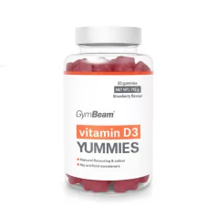 Yummies D3-vitamin - 50 kapszula - eper - GymBeam