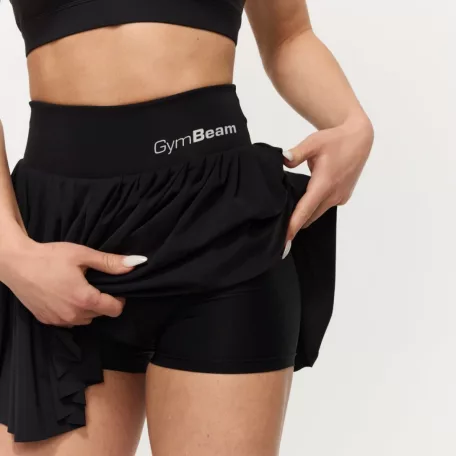 BEAT női skort Black - XL - fekete - GymBeam