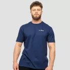 Basic póló Navy Blue - M - kék - GymBeam