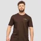 Basic póló Chocolate Brown - S - barna - GymBeam