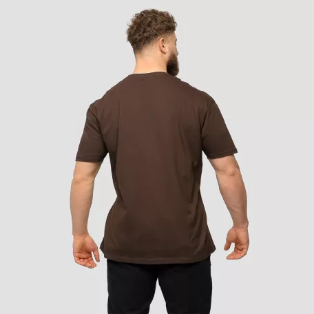 Basic póló Chocolate Brown - M - barna - GymBeam