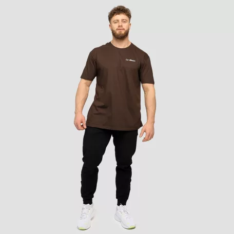 Basic póló Chocolate Brown - XXL - barna - GymBeam
