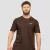 Basic póló Chocolate Brown - XXXL - barna - GymBeam