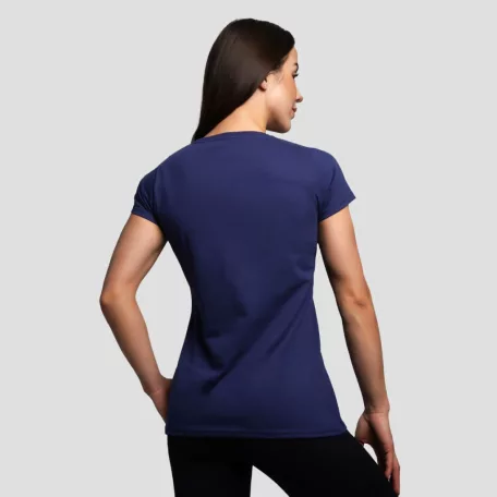 Basic női póló Navy Blue - L - kék - GymBeam