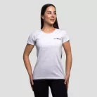 Basic női póló Heather Grey - XS - szürke - GymBeam
