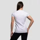 Basic női póló Heather Grey - M - szürke - GymBeam