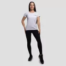 Basic női póló Heather Grey - L - szürke - GymBeam