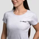 Basic női póló Heather Grey - XL - szürke - GymBeam