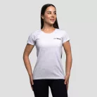 Basic női póló Heather Grey - XL - szürke - GymBeam