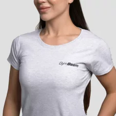 Basic női póló Heather Grey - XXL - szürke - GymBeam