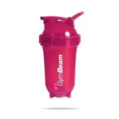Tritan shaker Clear Pink 500 ml - rózsaszín - GymBeam