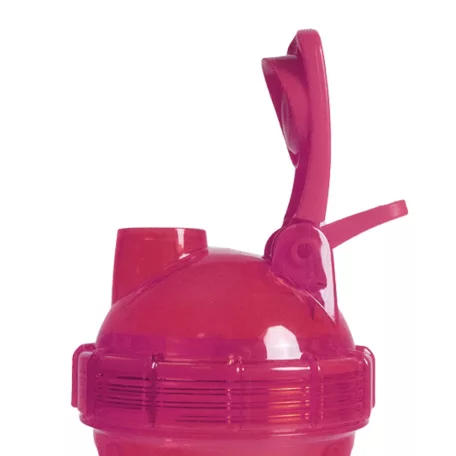 Tritan shaker Clear Pink 500 ml - rózsaszín - GymBeam