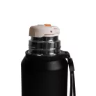 Vákuumos acél flakon Black 1000 ml - fekete - GymBeam
