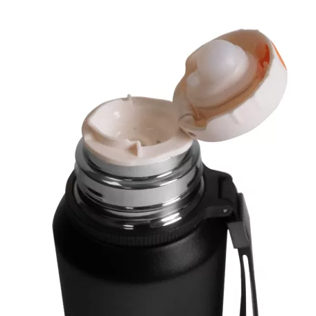 Vákuumos acél flakon Black 1000 ml - fekete - GymBeam