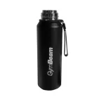 Vákuumos acél flakon Black 1000 ml - fekete - GymBeam