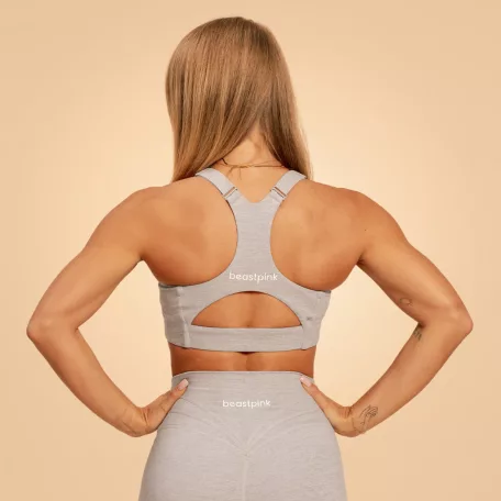 Sense sportmelltartó Grey - XS - szürke - BeastPink - GymBeam