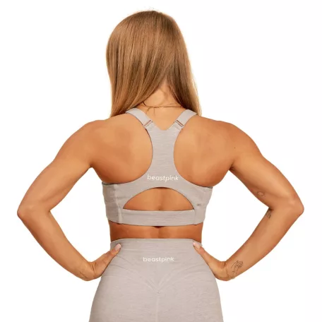 Sense sportmelltartó Grey - M - szürke - BeastPink - GymBeam