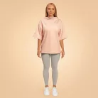 Bliss Oversized női felső Pink - XS - rózsaszín - BeastPink - GymBeam