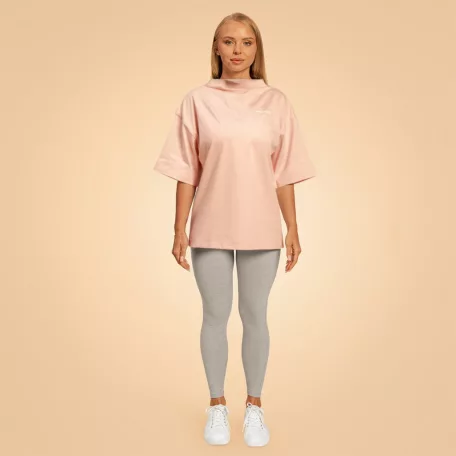 Bliss Oversized női felső Pink - XS - rózsaszín - BeastPink - GymBeam