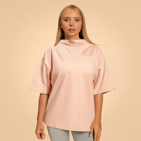 Bliss Oversized női felső Pink - L - rózsaszín - BeastPink - GymBeam