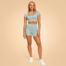 Sense női rövidnadrág Storm Blue - L - kék - BeastPink - GymBeam
