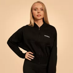   Bliss Zip-Up női pulóver Black - L - fekete - BeastPink - GymBeam