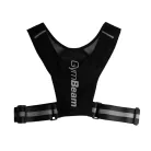 Pulse fényvisszaverő mellény - S/M - fekete - GymBeam