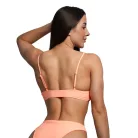 CURACAO bikinifelső Peach - M - narancssárga - GymBeam