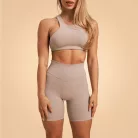 Venture női rövidnadrág Ash - L - szürke - BeastPink - GymBeam