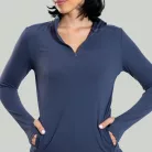 ULTRA női sportfelső Graystone - XL - kék - STRIX - GymBeam