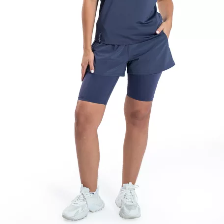 ULTRA 2in1 női rövidnadrág Graystone - S - kék - STRIX - GymBeam