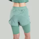ULTRA 2in1 női rövidnadrág Agave - XS - zöld - STRIX - GymBeam
