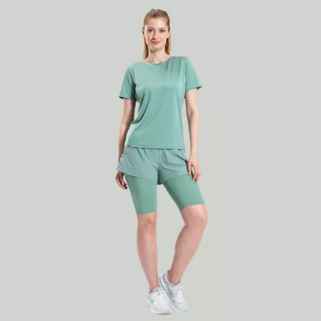 ULTRA 2in1 női rövidnadrág Agave - XS - zöld - STRIX - GymBeam